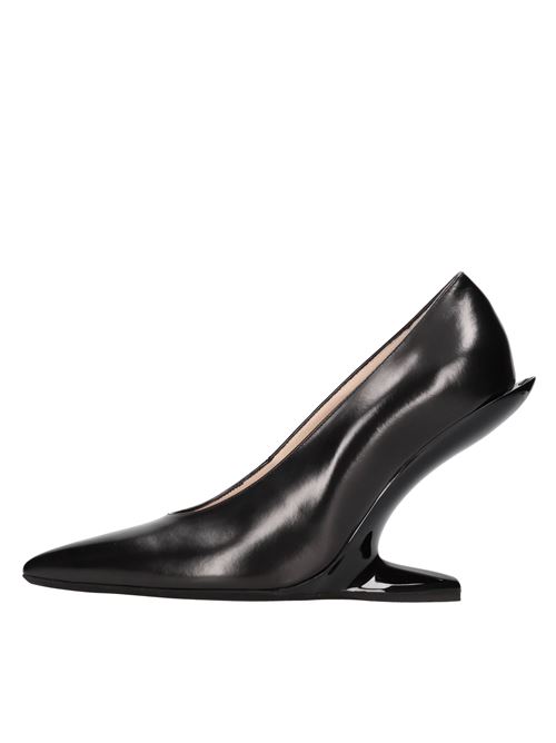 Leather pumps N°21 | CPXNV16001 X001NERO